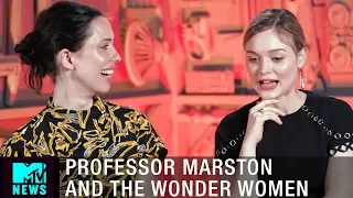 Behind the Polyamorous Love Scenes in 'Professor Marston And The Wonder Women' | MTV News