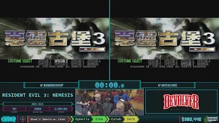 Resident Evil 3: Nemesis by Bawkbasoup and wusscake in 46:42 - AGDQ 2018 - Part 57