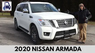 2020 Nissan Armada Platinum Reserve In Depth Walk Around and Review