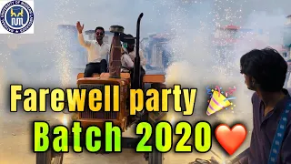 Farewell party ma tractor 🚜 ky sath entry😂😂❤️| sub ny khoob enjoy kia | dhoom entry| #viral #vlog