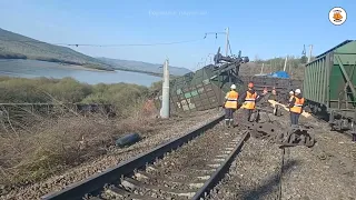 В России поезд сошел с рельсов на перегоне Куэнга Приисковая забайкальской железной дороги