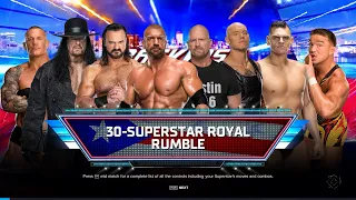 WWE2K24 30 MAN ROYAL RUMBLE MATCH