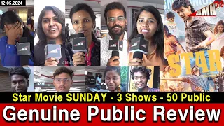 Day 3 | Star Movie Review | Sunday Family Audience | Kavin Elan |  Yuvan Shankar Raja | Lal