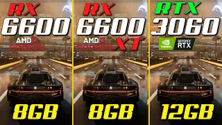 RX 6600 vs. RX 6600 XT vs. RTX 3060 | Test in 1080p