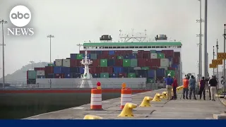 Traffic jam in Panama canal as drought leaves 200 ships stranded | GMA