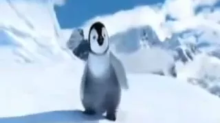 Funny! Happy Birthday Song oriental penguin