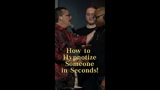 How to hypnotize someone in SECONDS!