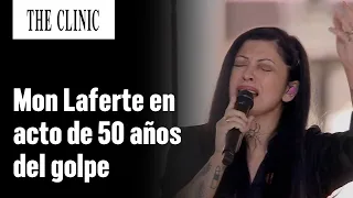 La presentación de Mon Laferte en La Moneda por 50 años del golpe de Estado