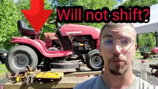 Will not Shift into Gear Yard Machine