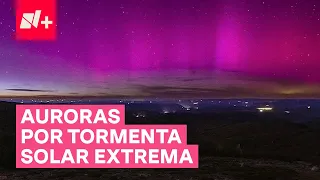 Tormenta solar extrema provoca inusuales auroras boreales - N+