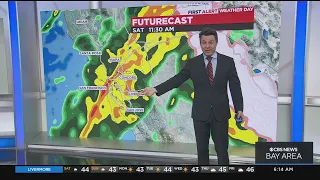 First Alert Weather Day:  Storm fronts brings heavy rain to Bay Area
