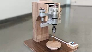 How to Make a Automatic Drill Press Machine at Home - New Concept