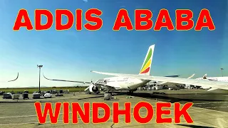 2023 October Addis Ababa - Windhoek flight to Namibia, southern Africa