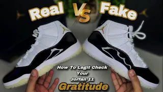 Legit Check Your Jordan 11 Gratitude “Real vs Fake”