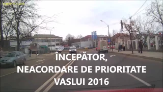 Neacordare de prioritate in sensul giratoriu