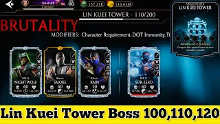 Lin Kuei Tower Boss Battle 100 , 110 & 120 Fight + Rewards MK Mobile | Talent Tree setups