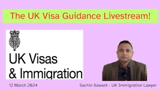 Tiktok + YT Live UK Visa Guidance on 26 March 2024 at 2pm UK time