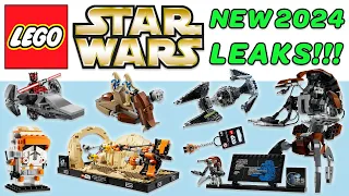NEW LEGO STAR WARS 2024 LEAKS!!! COMMANDER CODY, TIE INTERCEPTOR, DROIDEKA, AND MORE!!!
