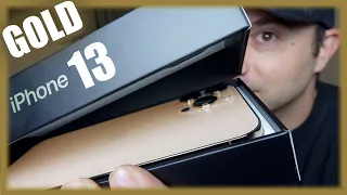 Unboxing New iPhone 13 Pro Max Gold & Hands On First Look