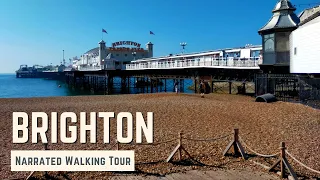 BRIGHTON | 4K Narrated Walking Tour | Let's Walk 2021