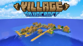 200 KRATEK WODY! WIOSKA NA NIESKOŃCZONYM OCEANIE! - Village AquaCraft (1) - [1] (Minecraft 1.20.2)