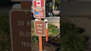 Usa/Canada border— 🤝0 avenue crossing illegal