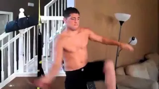 ✰EXCLUSIVE✰ Nick Diaz Shows EPIC Nunchucks Skills In His Stockton Home While Filming MMA Promo