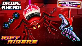 Drive Ahead Rift Riders - Monsters from the valley mode is not for wimps, BOSS SPIDER passing game.