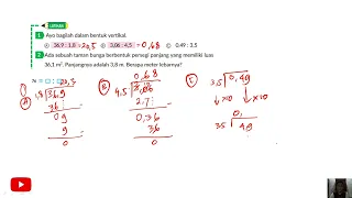 Jawban matematika kelas 5 hal 76 kurikulum merdeka. Ayo bagilah dalam bentuk vertkal.A 36,9 : 1,8