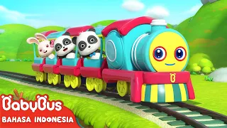 Keteta Kecil Nyanyi Lagu Bahagia 🚆| Lagu Anak-anak Menarik | Lagu Anak | BabyBus Bahasa Indonesia