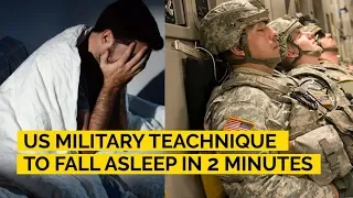 Powerful US Military Technique To Fall Asleep In 2 Minutes