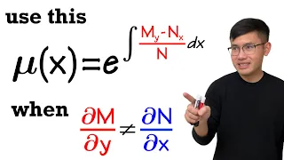 Almost Exact Differential equation & special integrating factor (introduction & example)