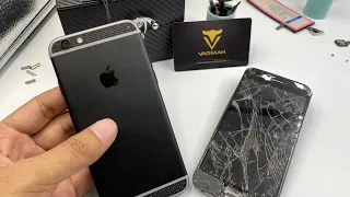 Restoration iPhone 6 to Ceramic platinum body...