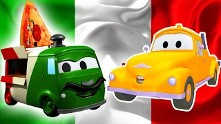 Karlito s pizzou - Odtahové auto Tom ve městě Aut 🚗 Animáky pro děti