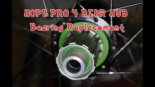 Hope Pro 4 Rear Hub Bearing Replacement Including Freehub - In Depth