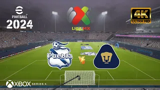 eFootball 2023 - Puebla vs Pumas | Liga MX | NEXT GEN XBOX SERIES X [4K 60FPS]