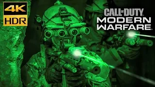 Call of Duty: Modern Warfare 4K HDR Xbox One X Walkthrough Gameplay part 10 Wolf's Den No Commentary