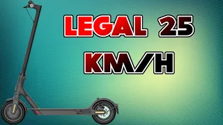 Endlich 🙏❗️Legal 25 km/h mit dem E-Scooter fahren | Erlaubt schneller fahren