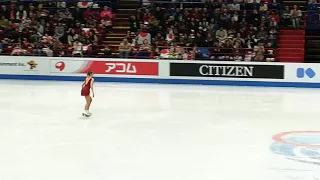 CAROLINA KOSTNER WARM-UP BEFORE SP - WORLD FIGURE SKATING CHAMPIONSHIPS 2018 MILAN