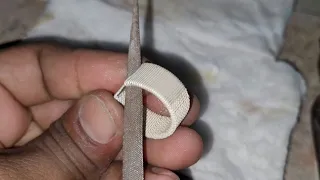 How to make silver band ! Silver ring making  ! Handmade jewellery