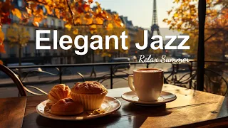 Elegant Jazz Music ☕Positive Autumn Jazz and Happy Bossa Nova music to relax reduce stress