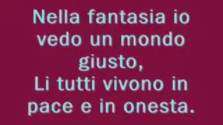 Nella Fantasia with lyrics