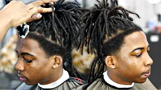 *NEW GEMS 2024* HAIRCUT TUTORIAL: MID TAPER DREADS   4K