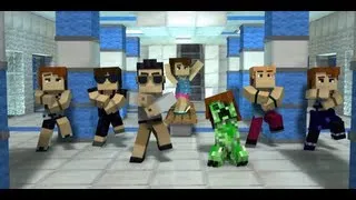 PRÉVIA - LYRICS "Minecraft Style" - A Parody of Gangnam Style LYRICS