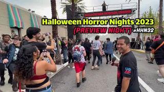 Halloween Horror Nights 2023 PREVIEW NIGHT: all 10 Houses reviewed AND David S Pumpkins (cameo)