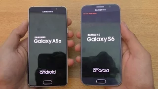 Samsung Galaxy A5 (2016) vs Galaxy S6 - Speed & Camera Test (4K)