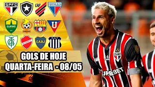 TODOS OS GOLS DESTA QUARTA-FEIRA 08/05 | GOLS DE HOJE PELA LIBERTADORES E SULAMERICANA