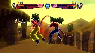 Budokai 3 HD - Goku (Me) vs. Vegeta (Tim) - 4