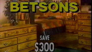 betsons furniture commercial. philadelphia 1986-1987