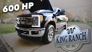 We Tuned his NEW Powerstroke King Ranch to 600hp and SOTF switch INSTALL